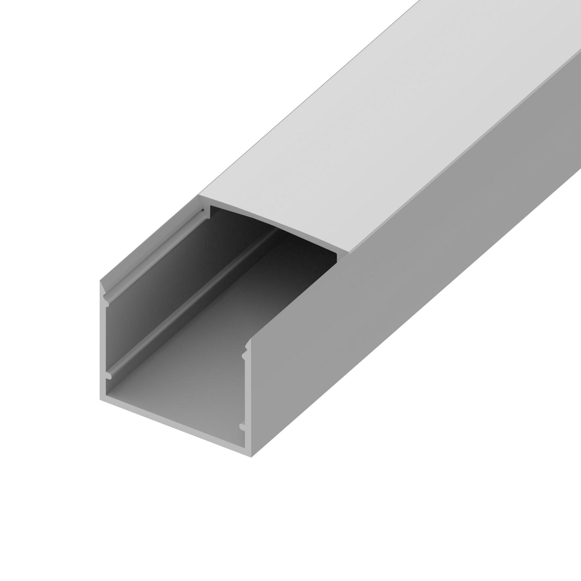Channel Bundle, CANAL, 96 in., White, Opal Cover, 2 open end caps, 2 closed end caps, 4 mounting clips