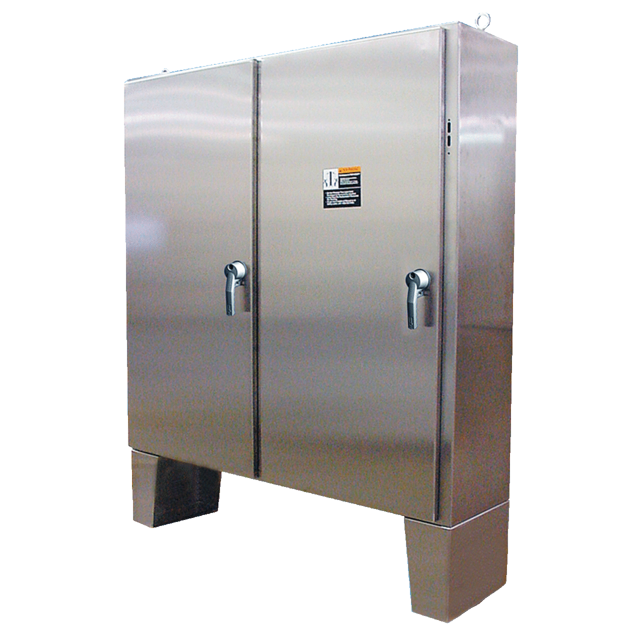 Floor-Mount Disconnect 2-Door Right 3pt Latch Type 4X, 60x50x18, Brushed, SS304