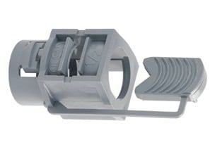 Connector, Snap-In, PVC, Nylon, Size K.O. 1/2 Inch.  14/2  -  10/3  or Two  14/2  -  12/2