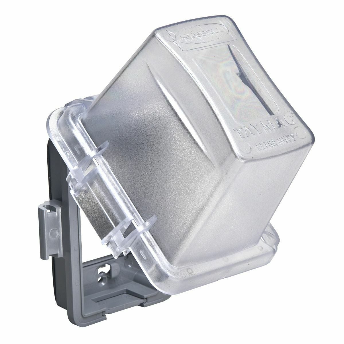 1-Gang Weatherproof In-Use Cover, EXTRA DUTY, 16-in-1, 4-3/4 in. Deep, Clear