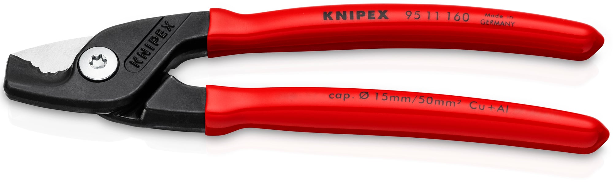 StepCut Cable Shears, 6 1/4 in., Plastic Coating, Bulk