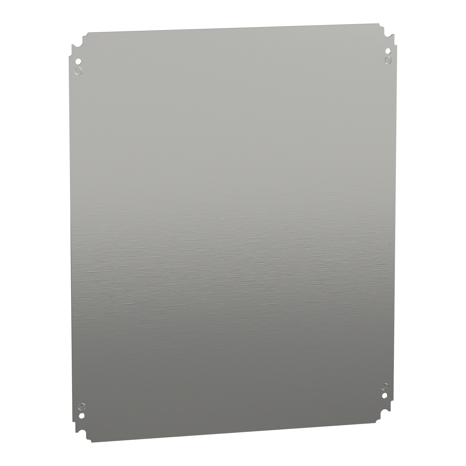 Plain mounting plate H500xW600mm made of galvanised sheet steel