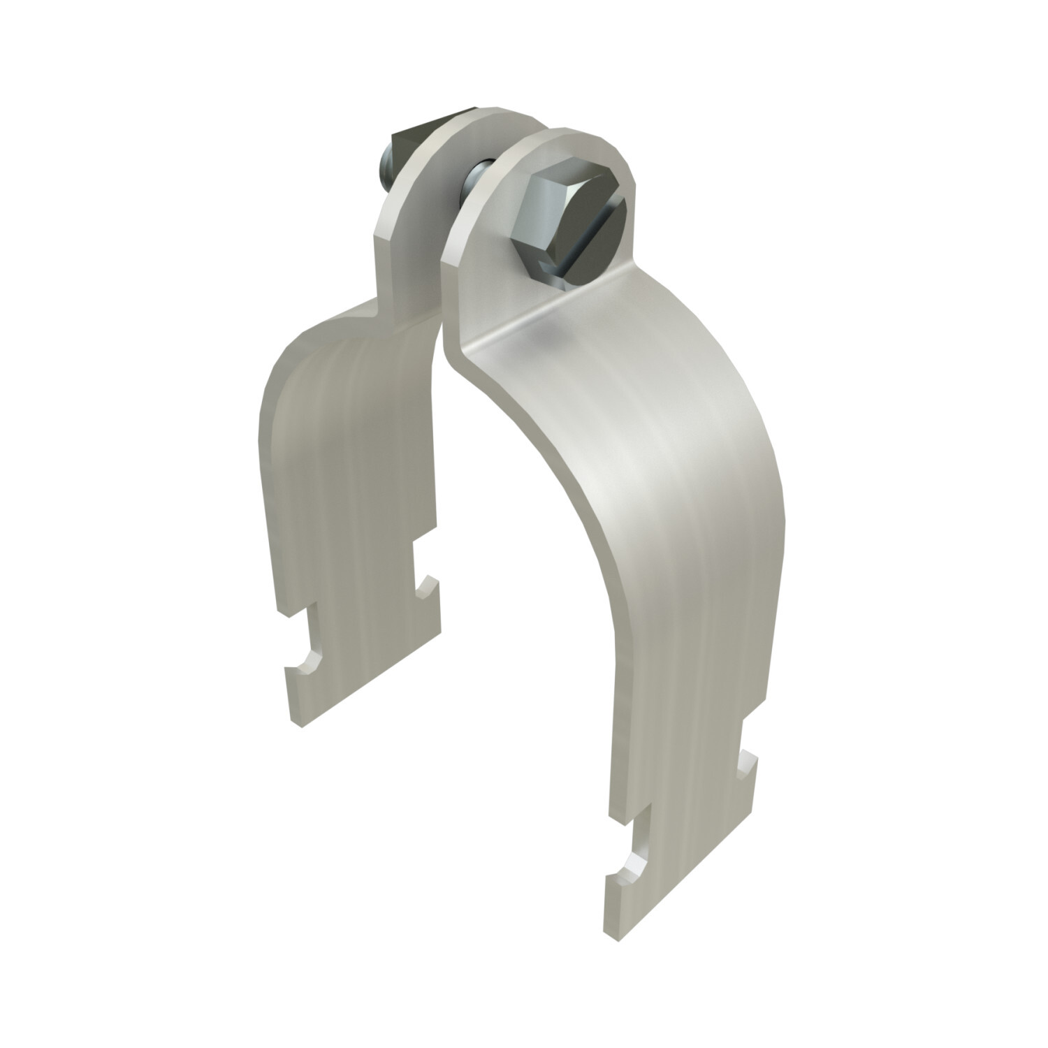 UNISTRUT PIPE CLAMP, 1-1/4", 1-1/4"x 3"x 1.84", AL