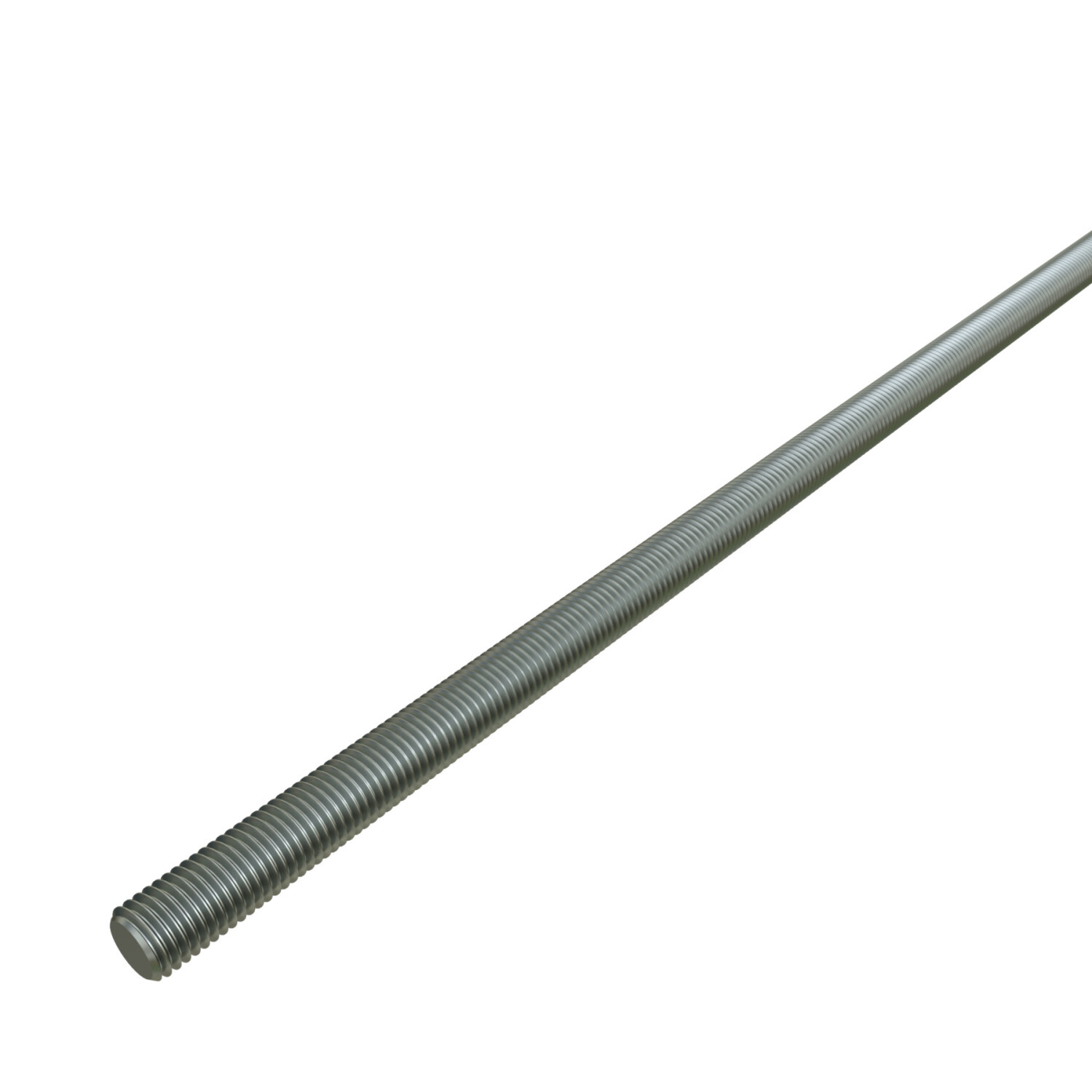 POWER-STRUT THREADED ROD, 3/8", 3/8"x 3/8"x 12', ST