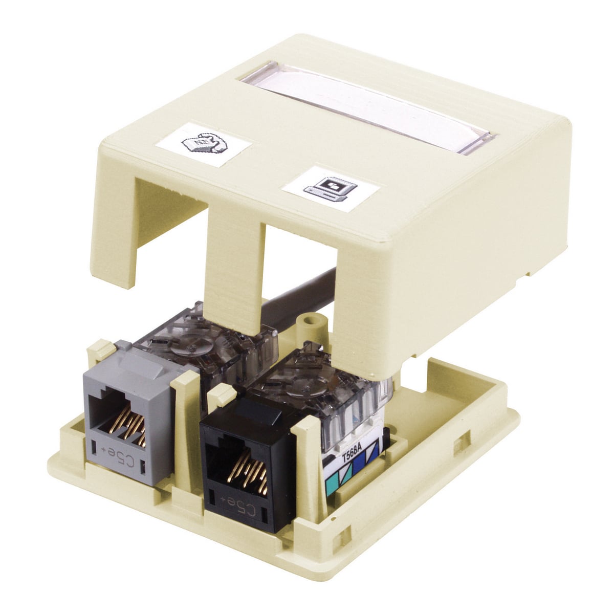 iStation Surface Mount Box, 2-Port