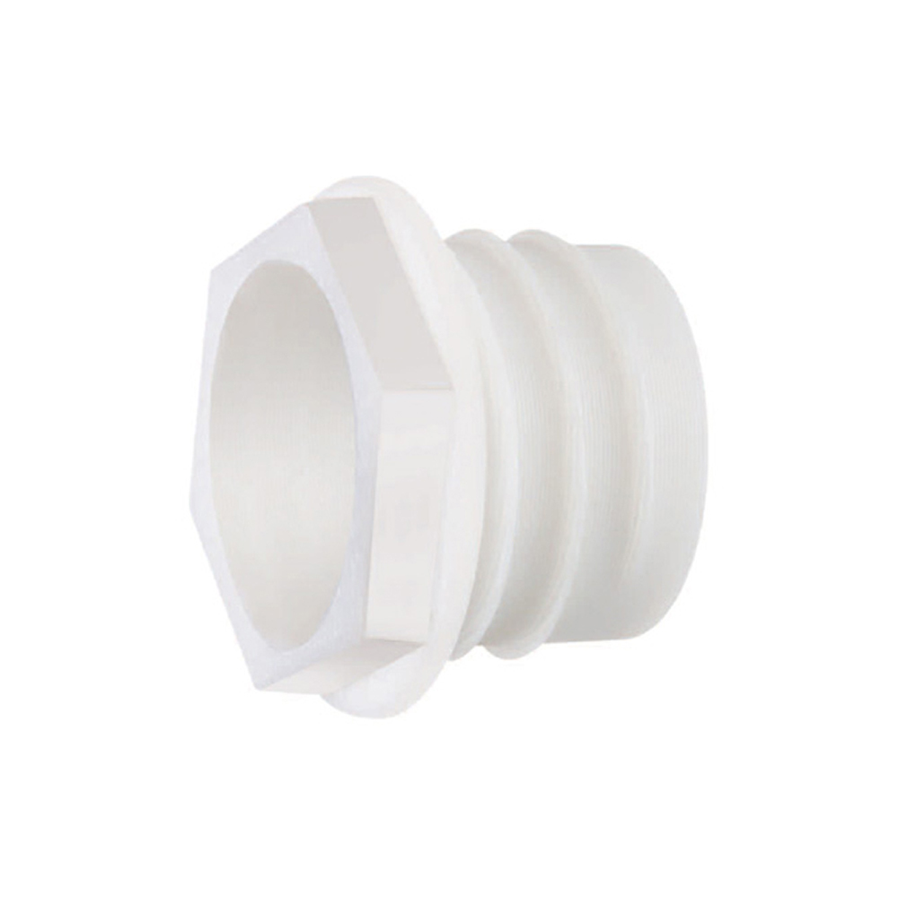 Non metallic wire bushing for class 2 wire. For installation of low voltage wire through wall finish. Paintable. Wire opening .750.