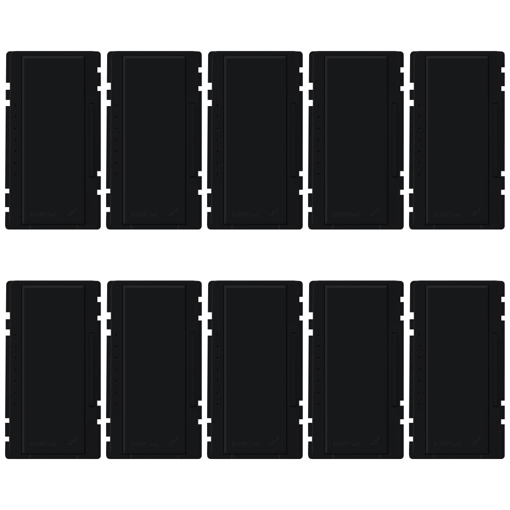 Replacement Button Kit for RadioRA 2 or HomeWorks dimmers, 1-pack in black