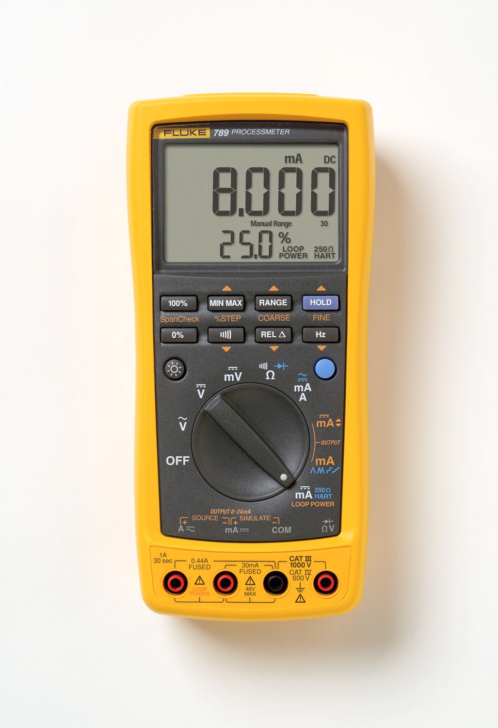 FLUKE-789 ProcessMeter Digital Multimeter and mA Loop Calibrator