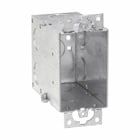 Eaton Crouse-Hinds series Switch Box, (1) 1/2", Conduit (no clamps), 3-1/2", (2) 1/2", Steel, (2) 1/2", Ears, Gangable, 18.0 cubic inch capacity