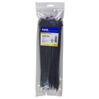 Nylon Cable Tie, 11in, UV Black Color, 3in Bundle Diameter, 50lb Tensile Strength, Bag of 100
