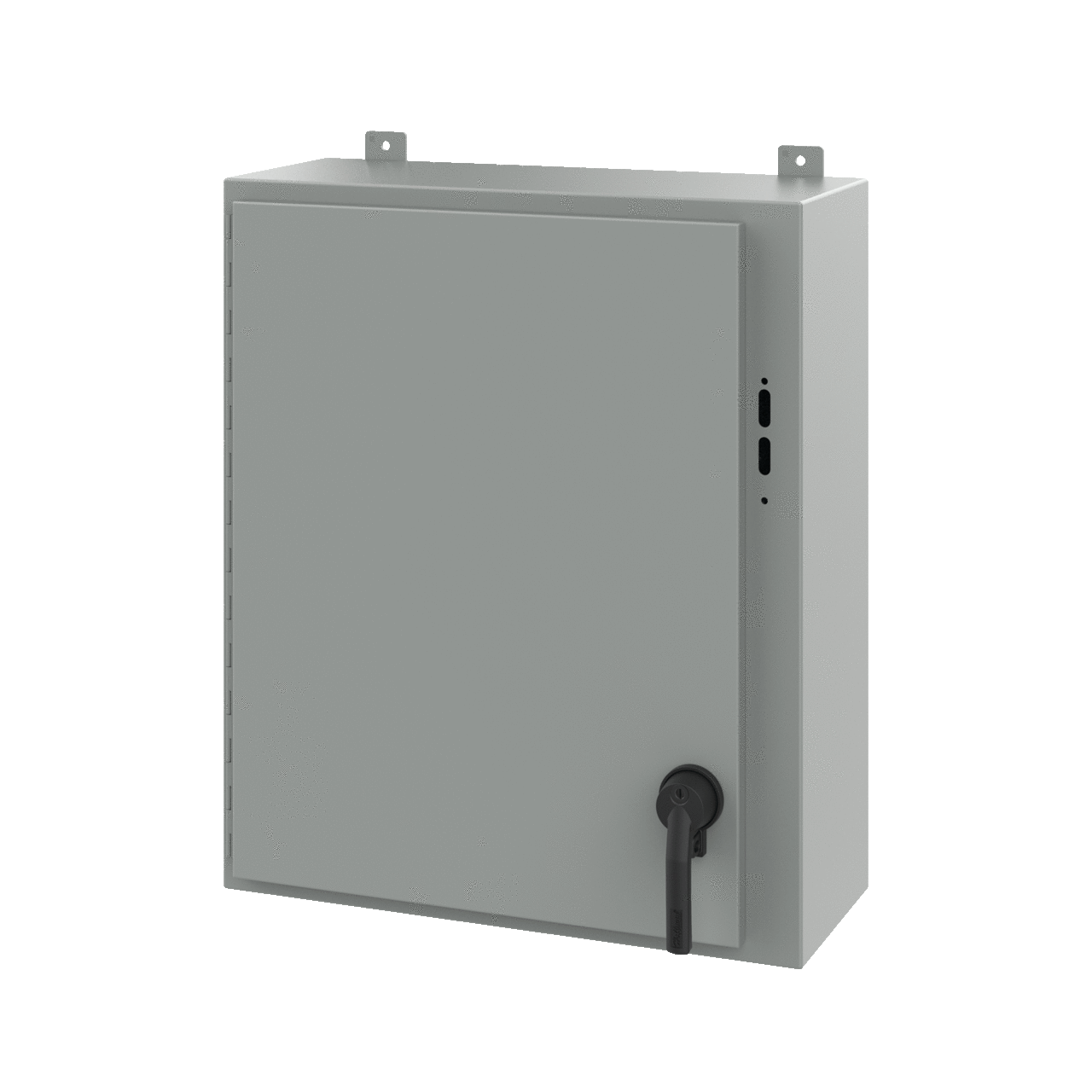 Disconnect Enclosure with Handle Type 12, 30.00x25.38x10.00, Gray, Steel