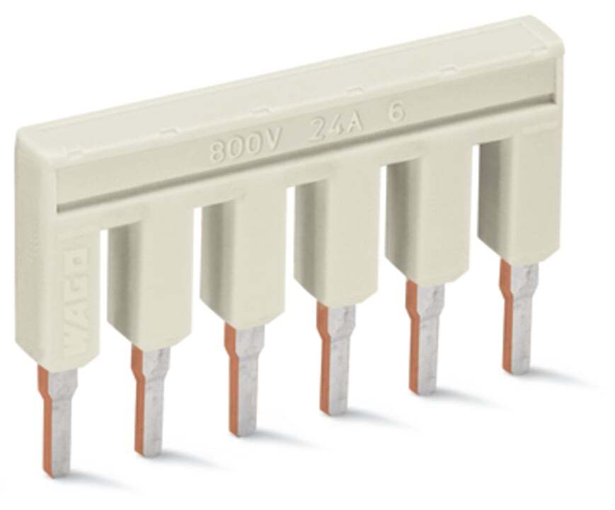 Jumper; 6-way; insulated; light gray