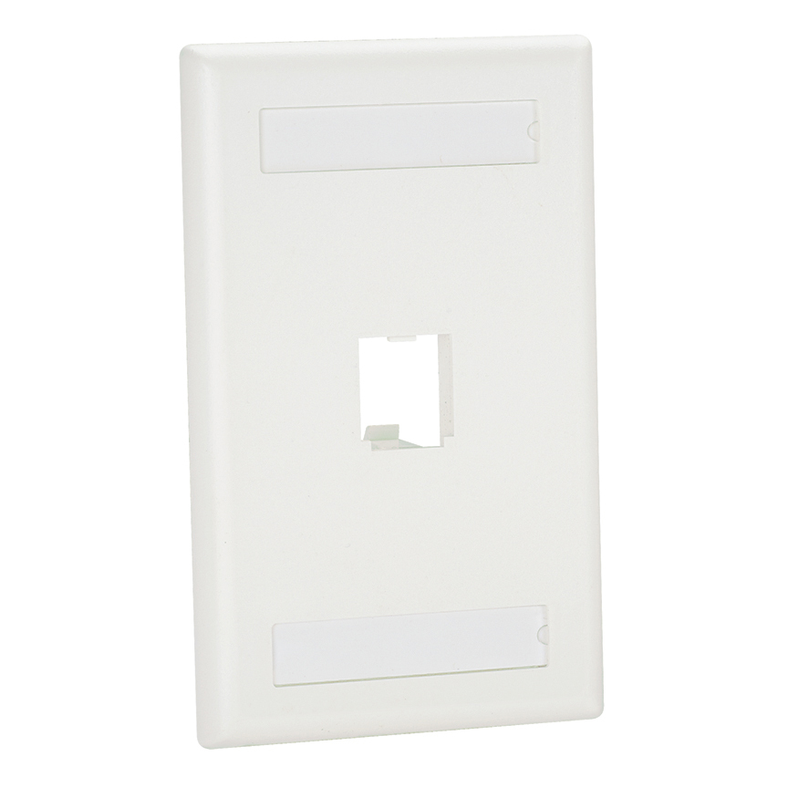Mini Com 1 port single Classic faceplate