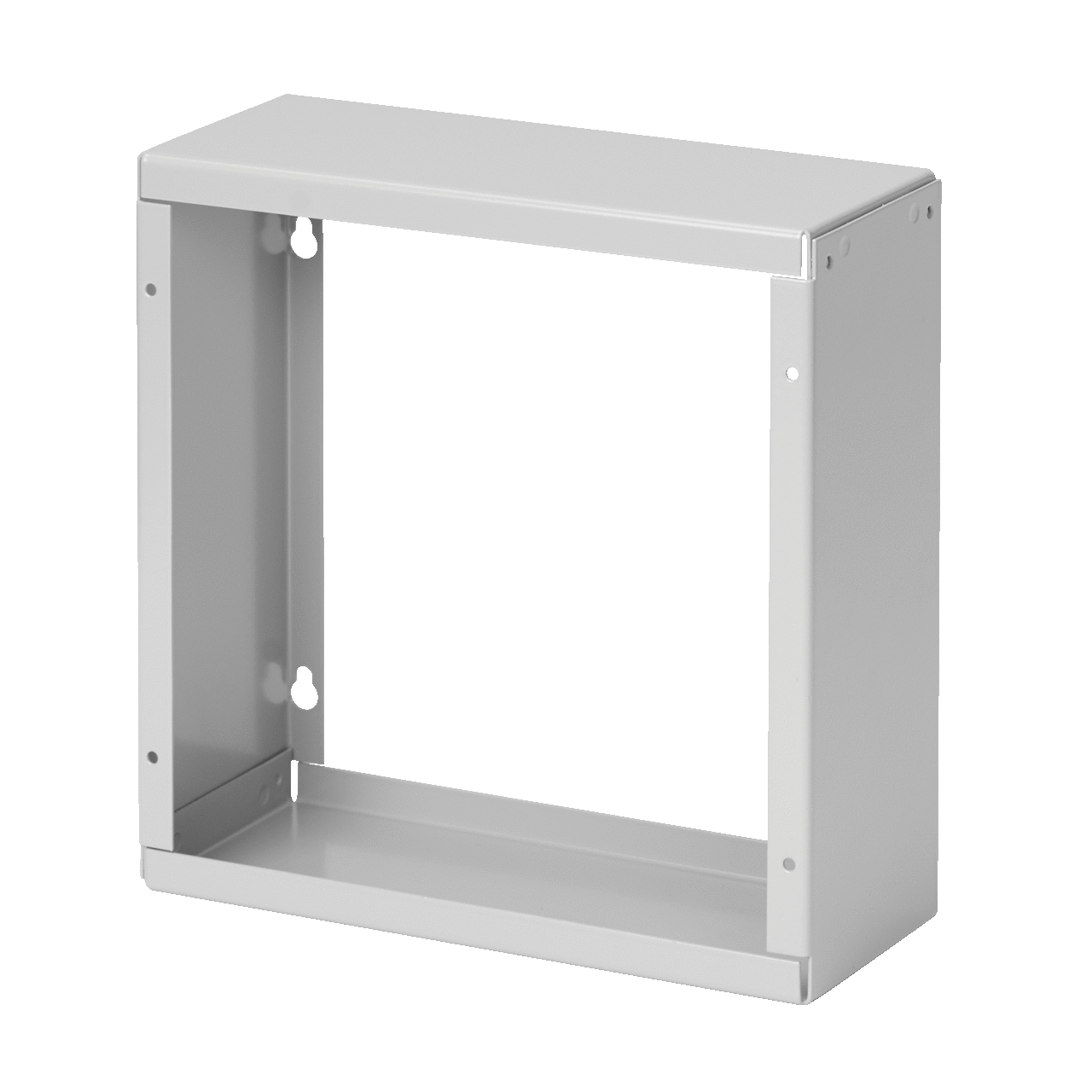 Screw-Cover Pull Box Extender Type 1, fits 10.00x10.00, Gray, Steel