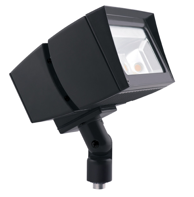 Future Flood, 80W, LED, 5000k, Arm, 120-277V On-Off 7X6, Bronze