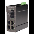 105FX MDR Unmanaged Industrial Ethernet Switch, ST 2km