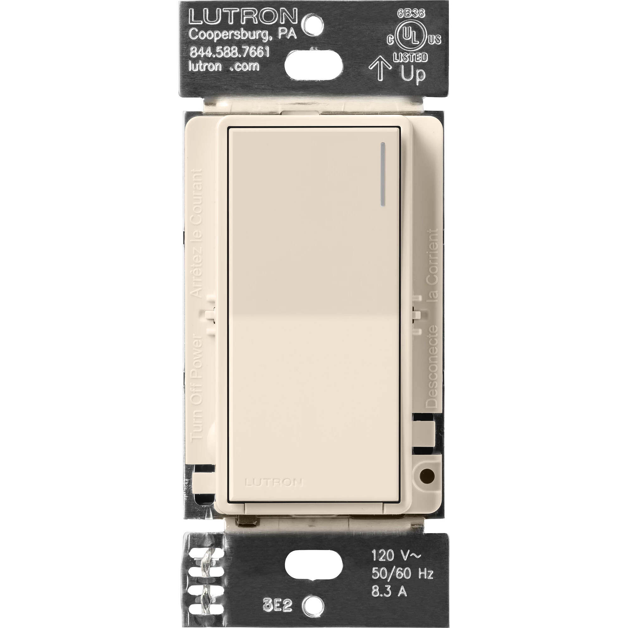Sunnata Companion Switch, for use only with Sunnata On/Off Switches, Light Almond