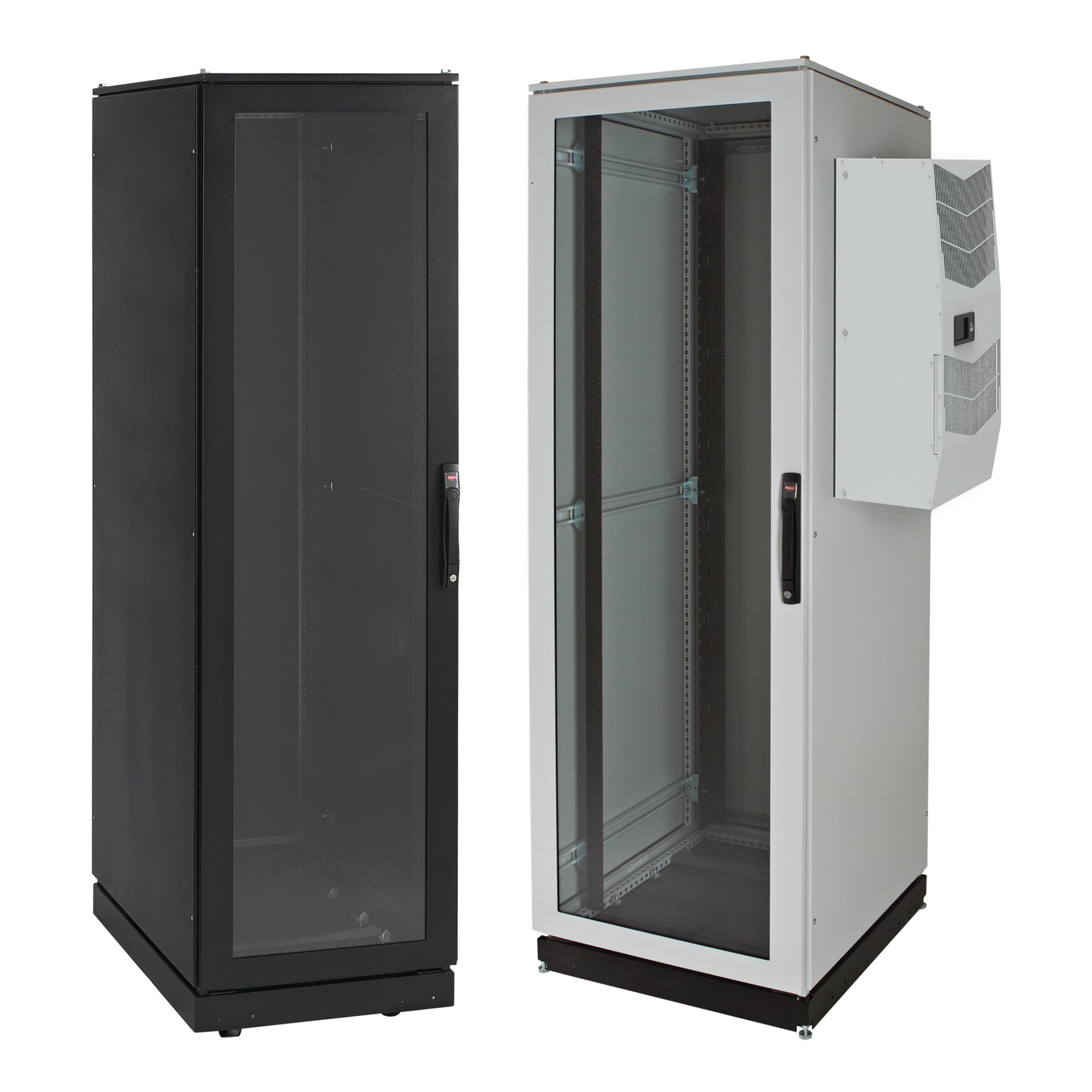 ProLine V/D Server Cabinet with G28 Type 12, 2000x600x1000mm, Black, Steel