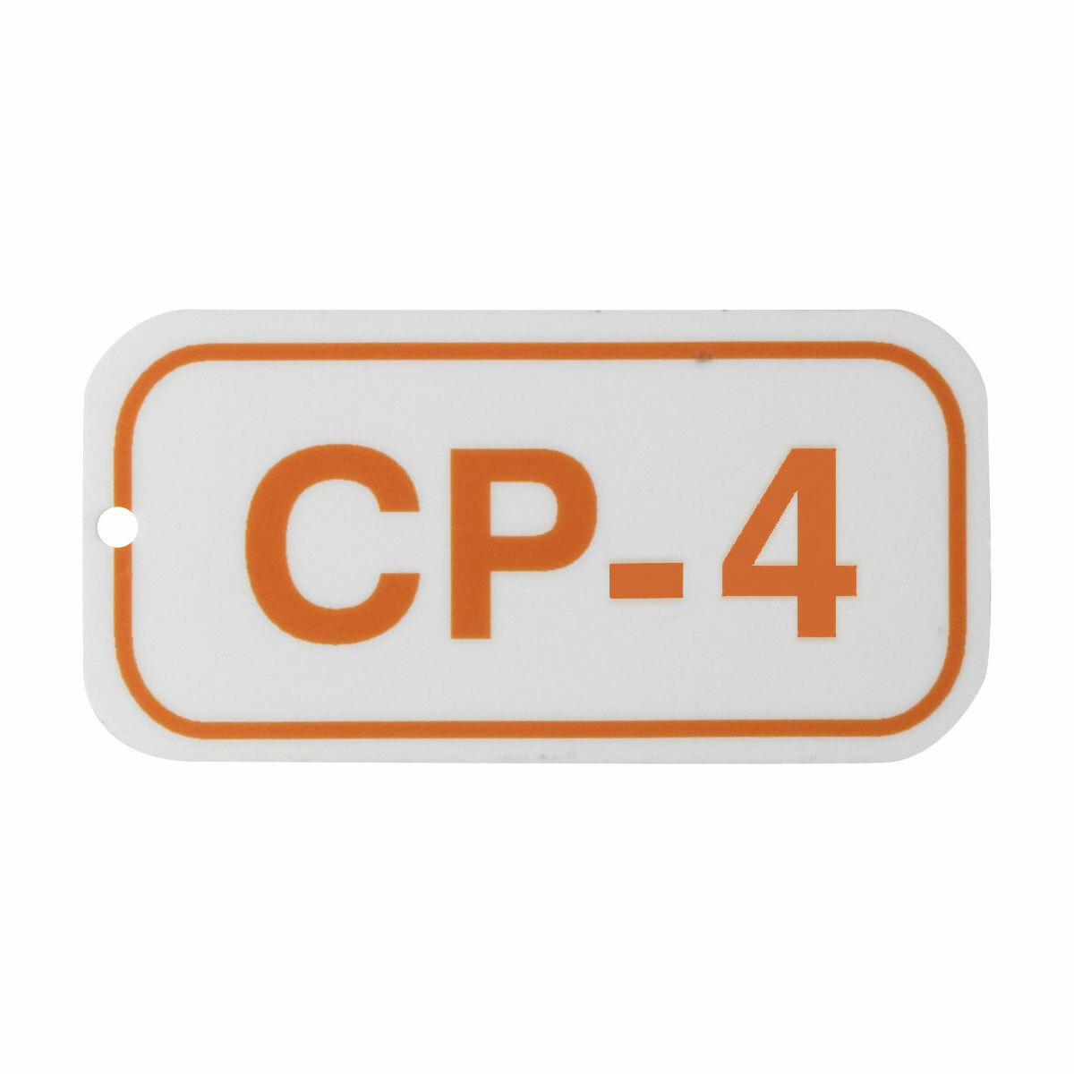 1.5"X3"ENERGY TAGS ORN/WHT,CP-4,ADH25/PK