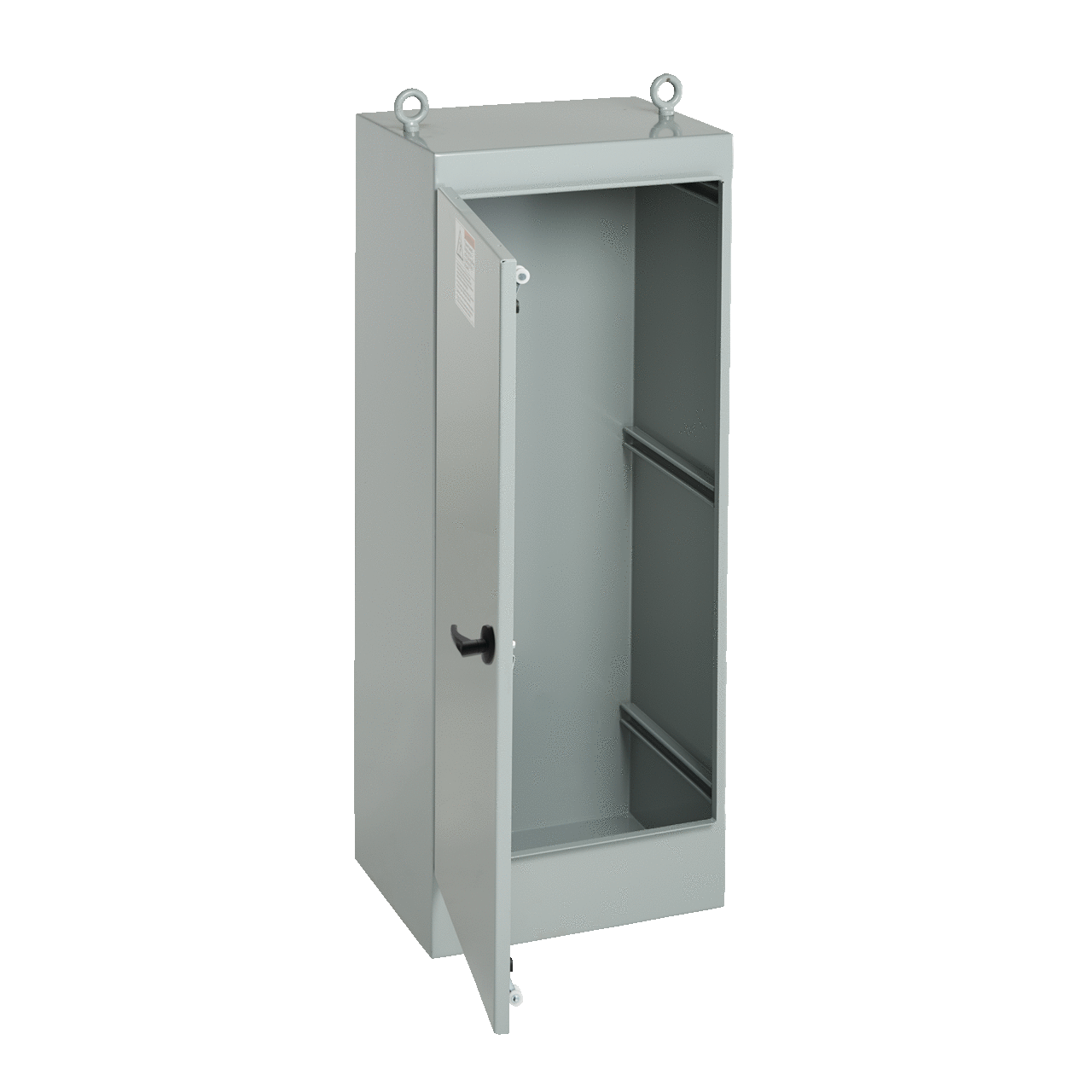 Freestand Single Access Gray Inside Type 12, 90.06x36.06x20.06, Gray, Steel