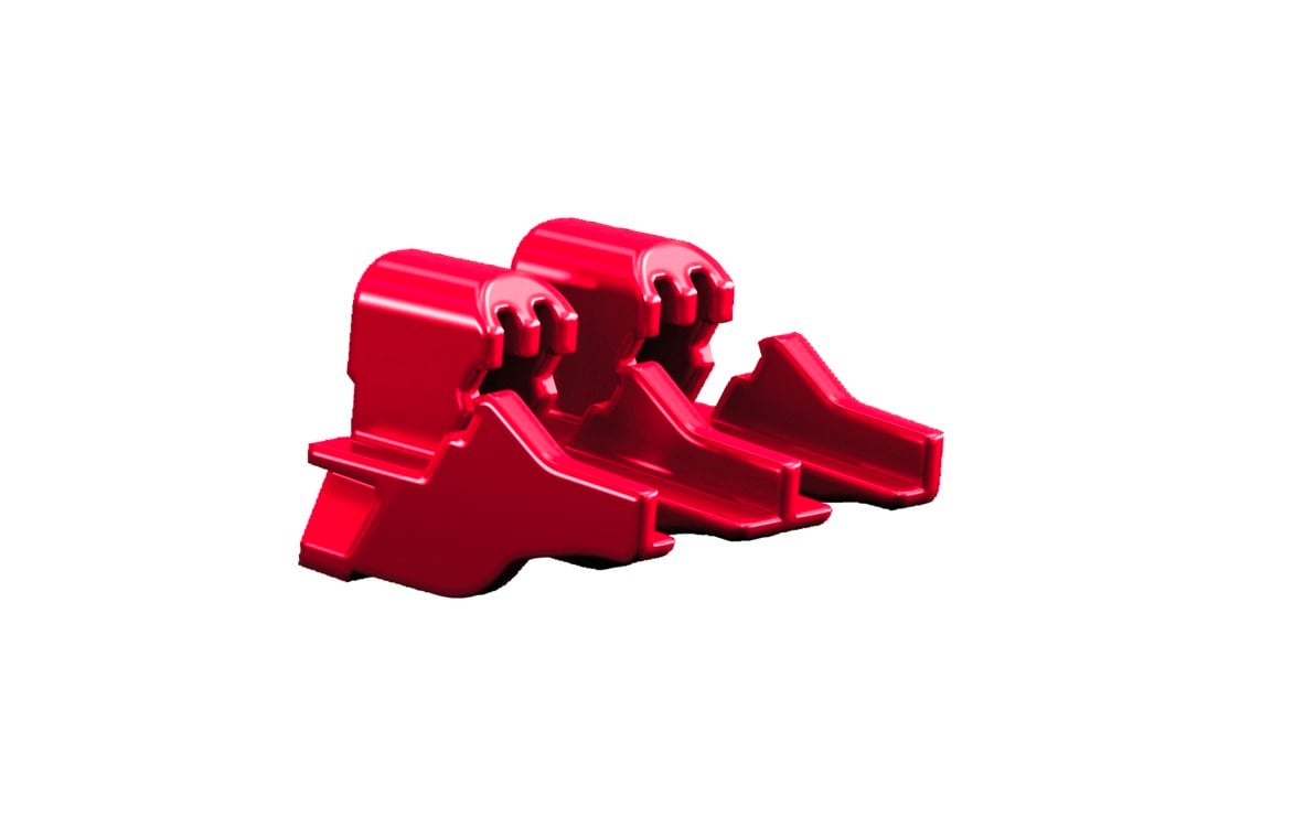RX Fastening clip for contact hazard protection profile