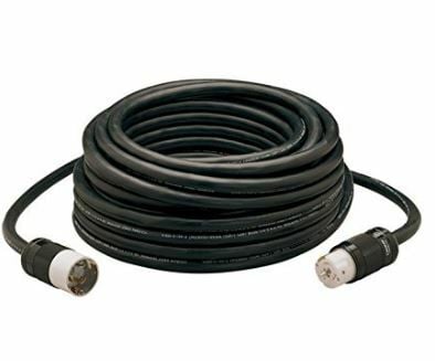6/3-8/1 100' SEOW 50A CALIFORNIA STYLE EXTENSION CORD W/HUBBELL L ENDS