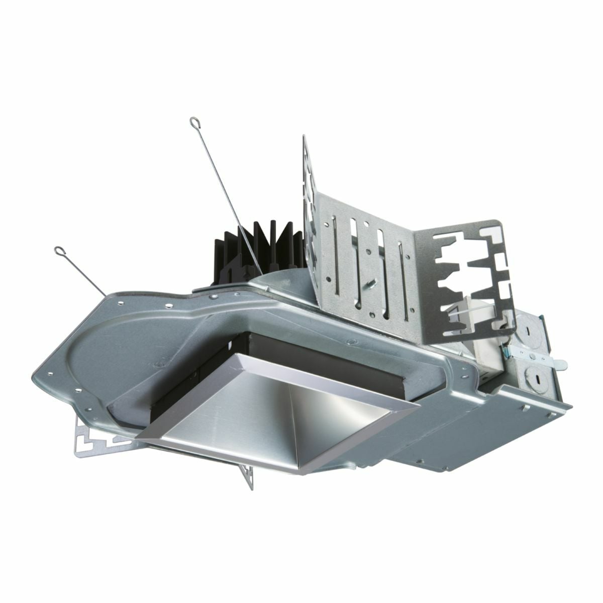 LED Square Downlight 4" Nominal Aperture, 1500 Lumens, 0-10V Dimming, 1% to 100%, 120V-277V, up to 7000 lumens