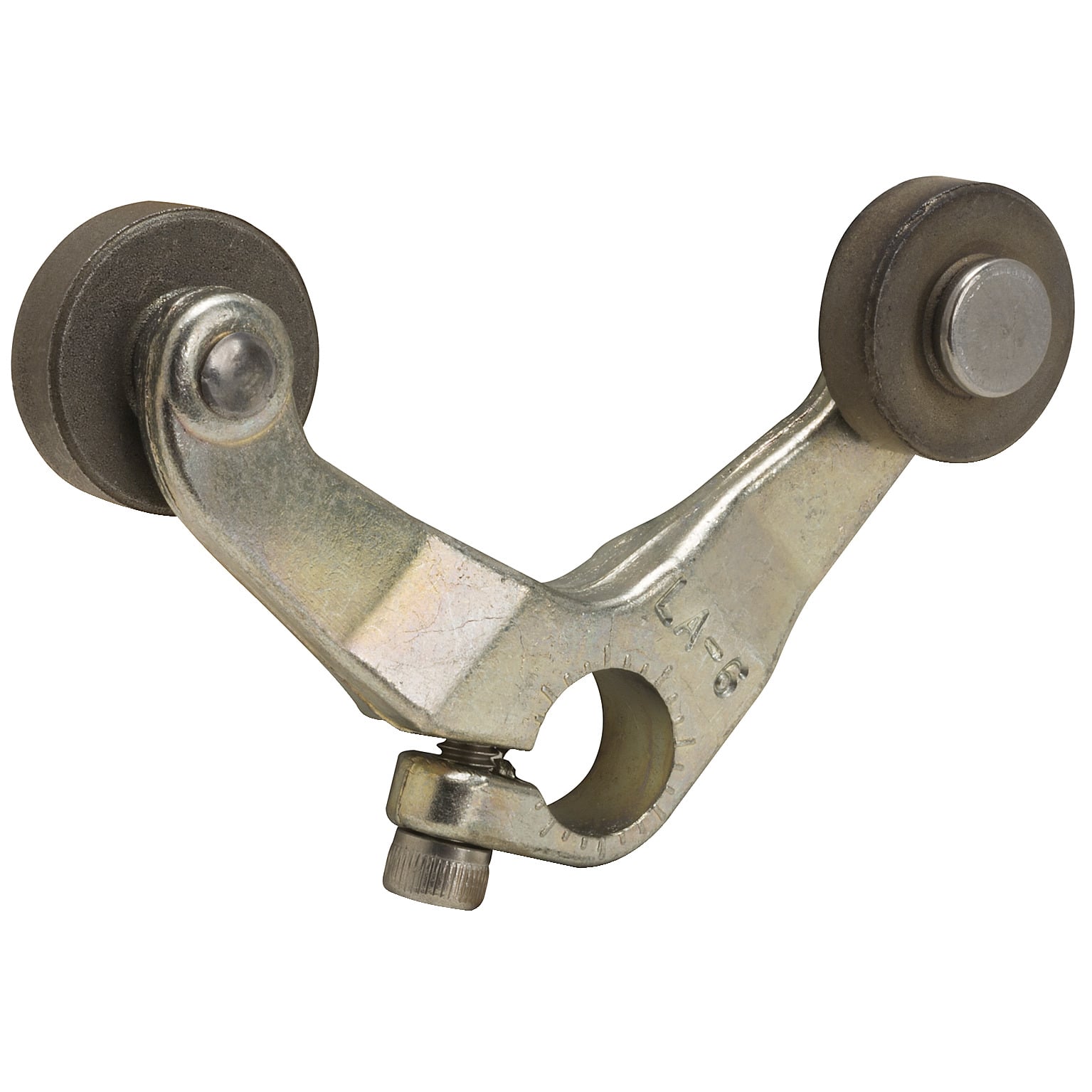 9007C limit switch lever - zinc - 90 fork - LH opposing steel rollers