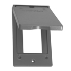 Single Gang Weatherproof, Vertical,  Self Closing  Cover for GFCI