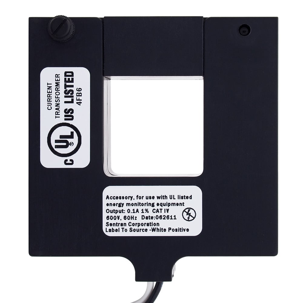 Sub-Metering Current Transformer, 100:0.1A, Split Core, .94 by .94-Inch