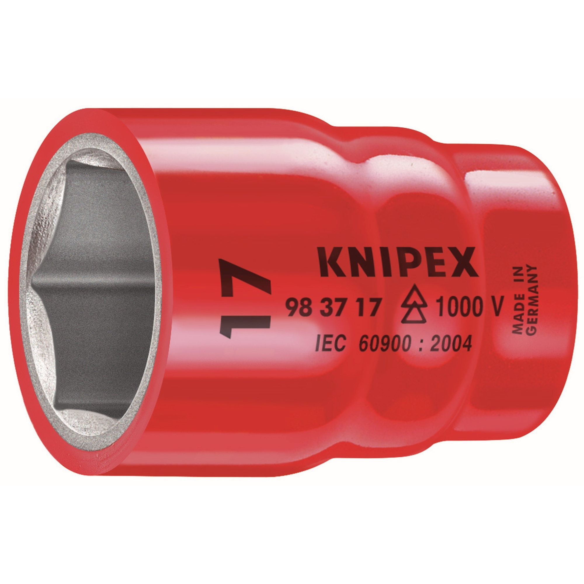 Hex Socket, 3/8 in. Drive-1000V Insulated, 19 mm