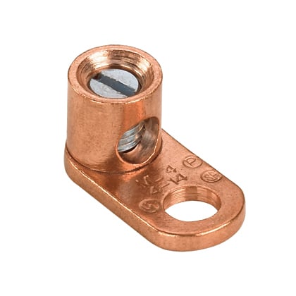 Pan-Lug ML1/0-LY Mech Con-Lugs, Copper,