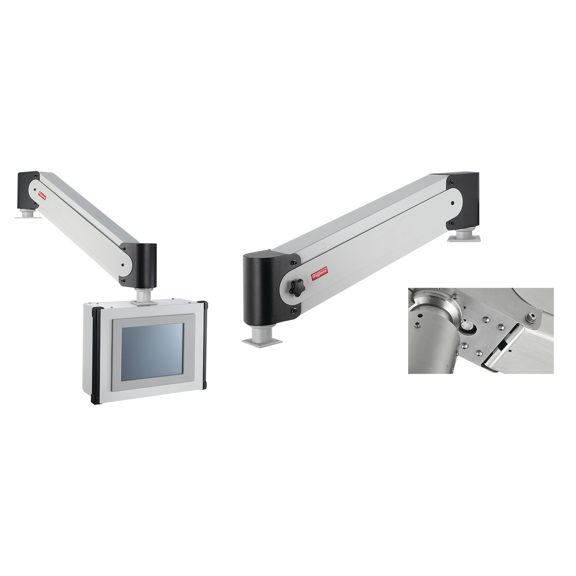 Syspend VHD-Motion Arm Type 4, 10.18x40.65x4.86, Lt Gray, Steel
