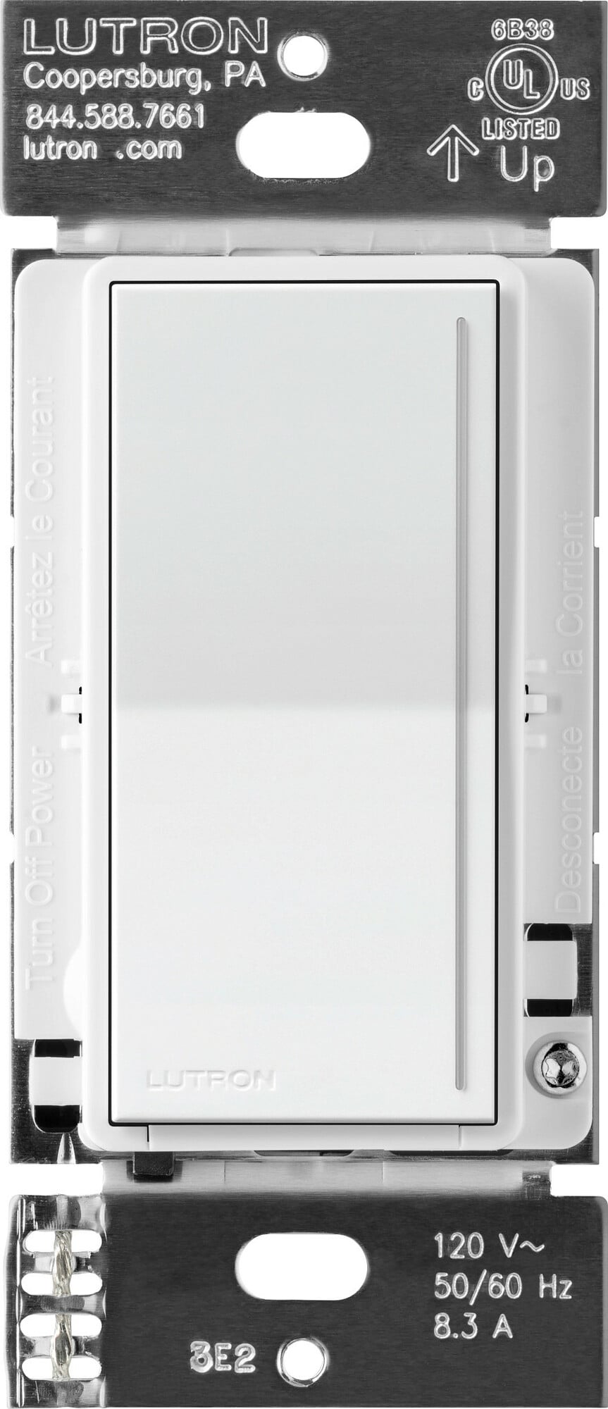 Sunnata Companion Dimmer Switch, for use only with Sunnata Pro LED&#x2B; Dimmer Switches, White