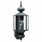 Classico One Light Outdoor Wall Lantern - Black