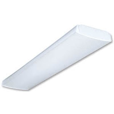 Low Profile Wraparound, Three lamps, 32W T8 (48''), MVOLT, 120-277V, One 3-lamp ballast, T8 electronic ballast, SKU - 668418