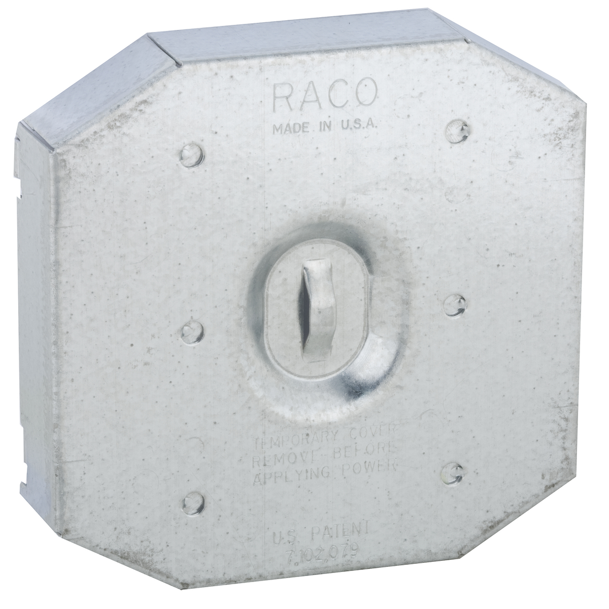 Raised 3/4 In. and Flat for Device and Wire Protection, 3/4 In. Raised,for 2 Device Mudring