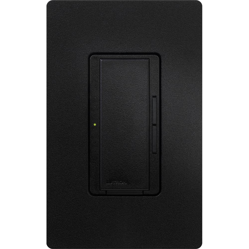 Maestro Dimmer - Satin Finish, Electronic Low-Voltage, Multi-location/single-pole, 120V/600W in midnight