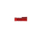 Nylon Insulated Open Top 90 Degree Flag Female Disconnect Terminal, Length .80 Inch, Width .71 Inch, Maximum Insulation .170, Tab Size .250x.032, Wire Range #22-#18 AWG, Color Red, Brass, Tin Plated, 500 Pack