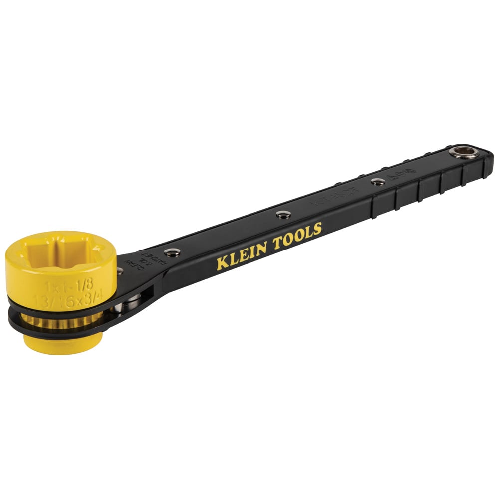 4-in-1 Lineman's Slim Ratcheting Wrench