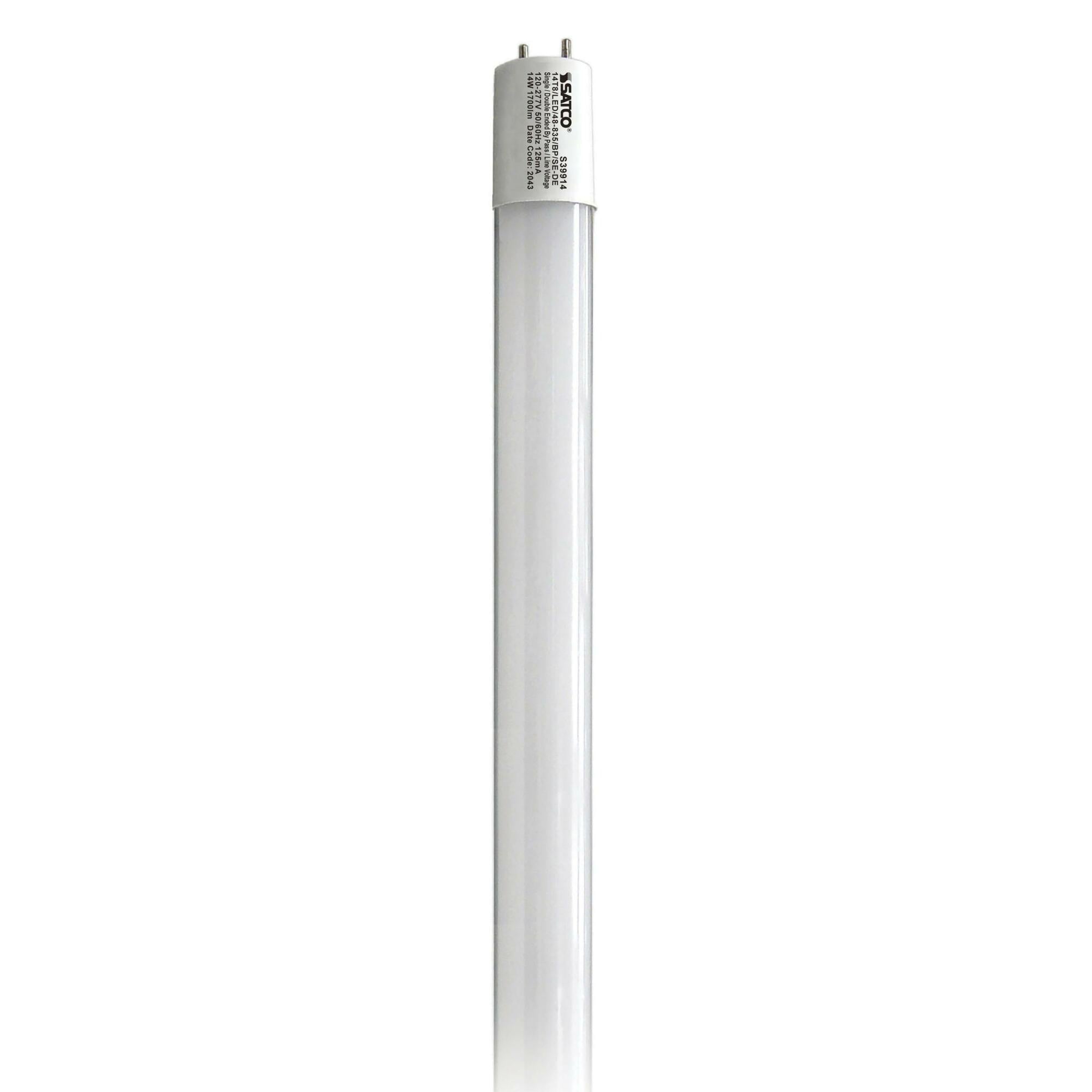 14W T8 LED - 4 ft. - 3500K - G13 Base - 50000 Hours - 1700L - Type B - BBP - 1 or 2 Ended Wiring