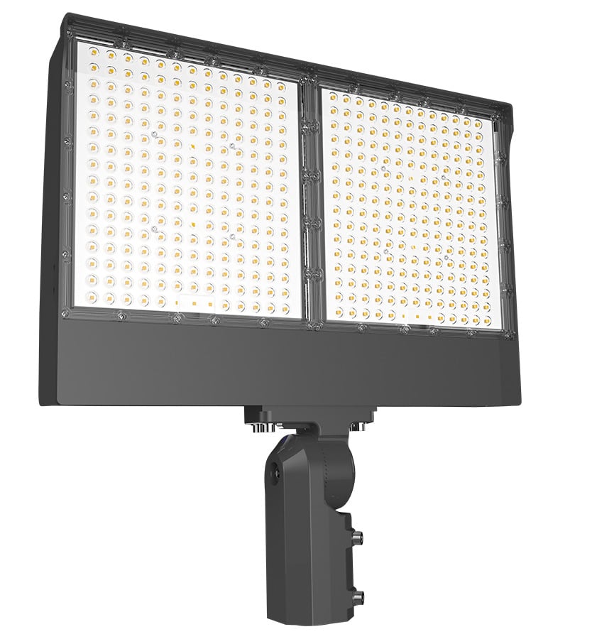 Floodlights 14104-49783 Lumens X17 Adjsutable 330/250/175W Field Adjustable Cct 5000/4000/3000K Slipfitter Twistlock Photocell Bronze