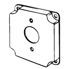 Features:Configuration 20 AMP Twist Lock Receptacle 1-19/32IN Dia, Standard:UL E18095, Material:Steel, Shape:Square, Size:4 X 4 X 0.5IN, Cubic Capacity:7CI