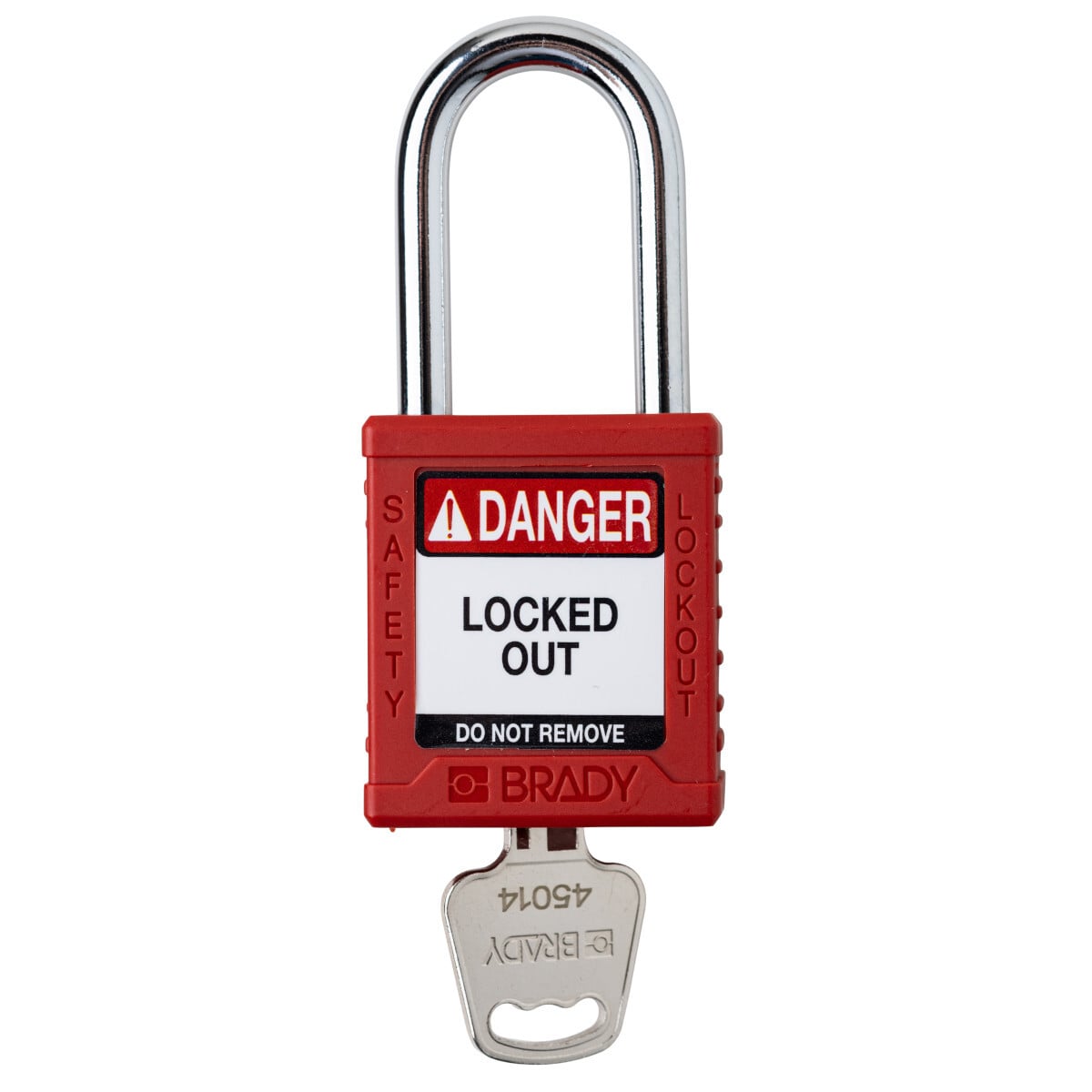Plastic Padlock 1.5" Stl Shkl KD RD 1PK