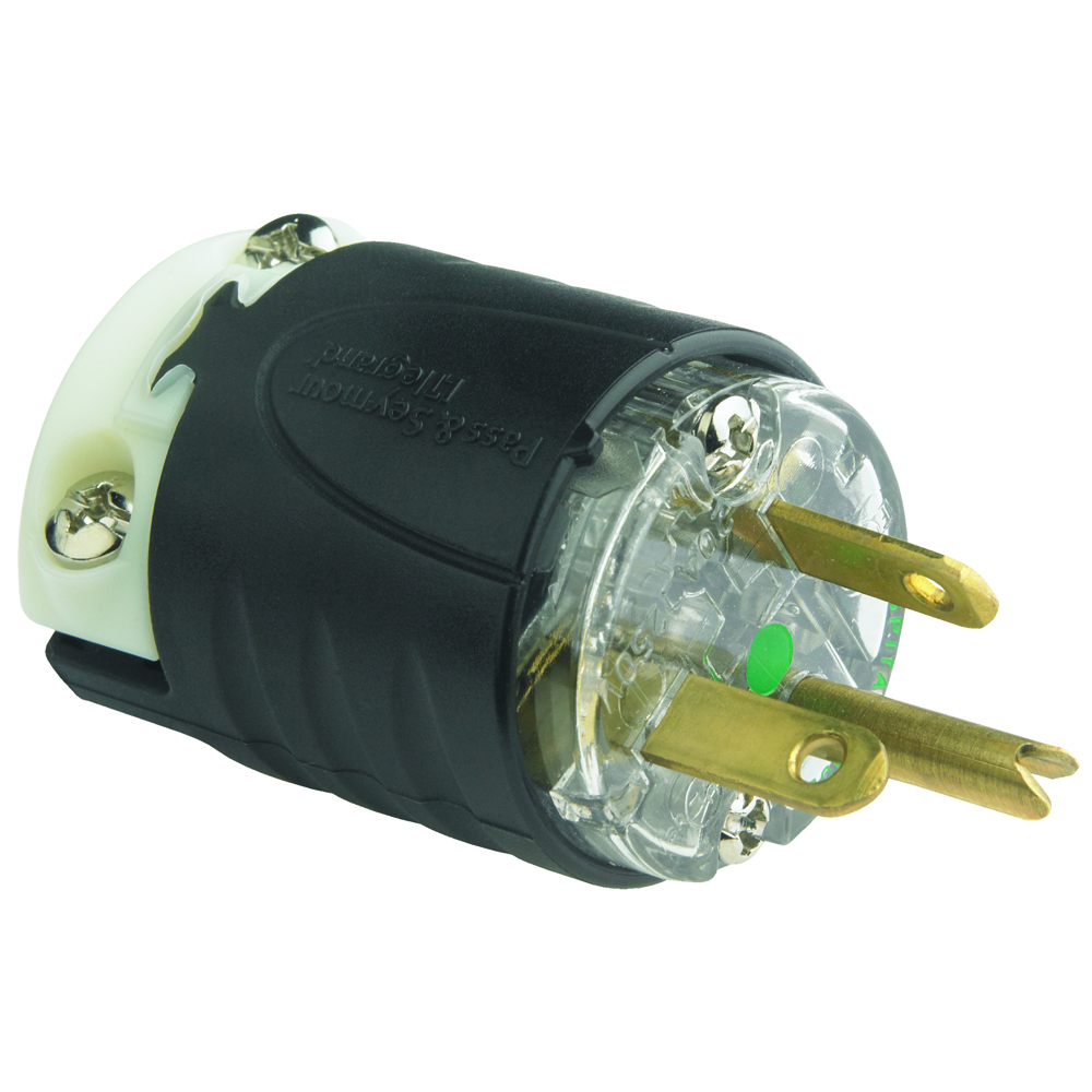 Straight Blade Plug 2pole 3wire 20amp 250volt Hospital Grade