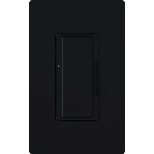 Maestro Wireless Dimmer, Incandescent/Halogen, Magnetic Low-Voltage, Specification grade, multi-location/single-pole, 120V/600W/VA in black, Vive enabled