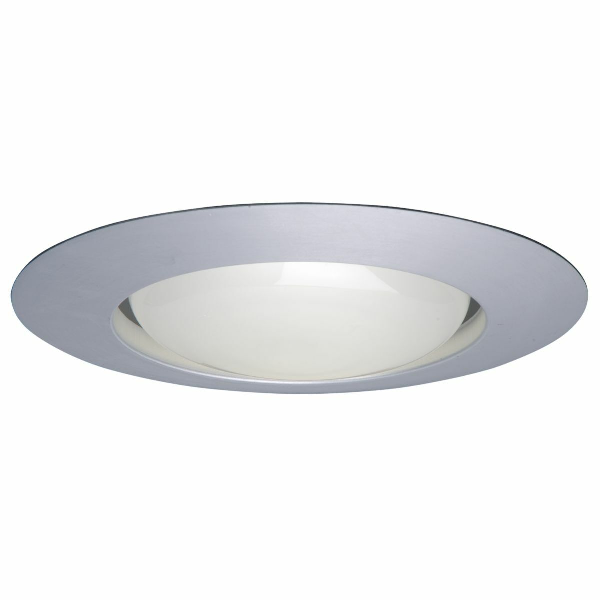 6" Trim Open Large Aperture Satin Aluminum Trim