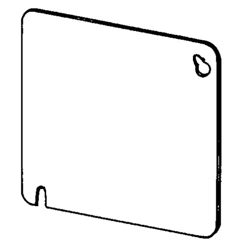 Square Covers, Appleton, 4" Flat Covers and Single Device-Plaster Rings/Mud Rings,Blank, red box option, flat depth, UL Standard: 514A, UL Listed: E2527, NEMA: OS-1