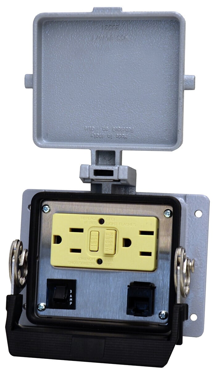 BULKHEAD INTERFACE PORT 3A GFCI_RJ45 CAT6