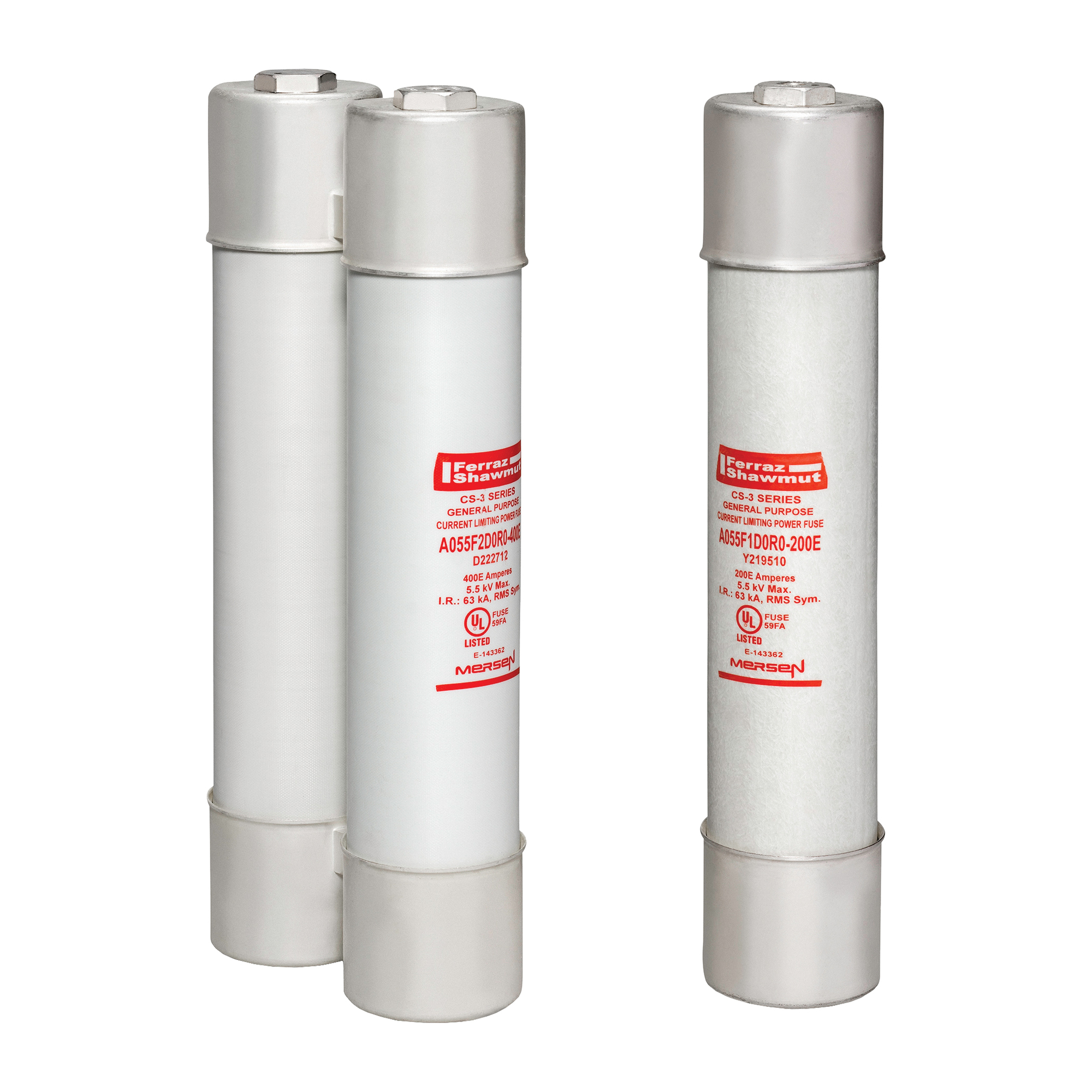 MV E-Rated Fuse 2750VAC 100A Series: ECB Visual Indicator